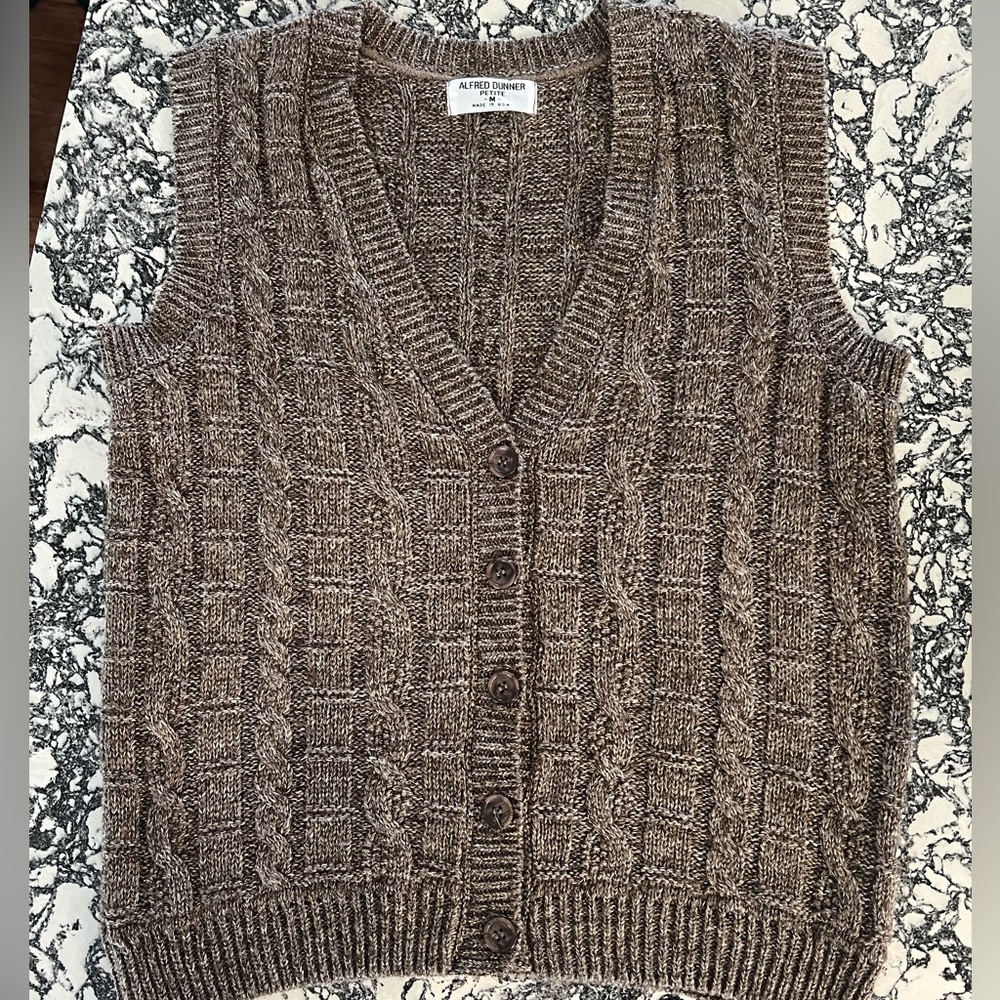 Alfred Dunner Sweater Vest